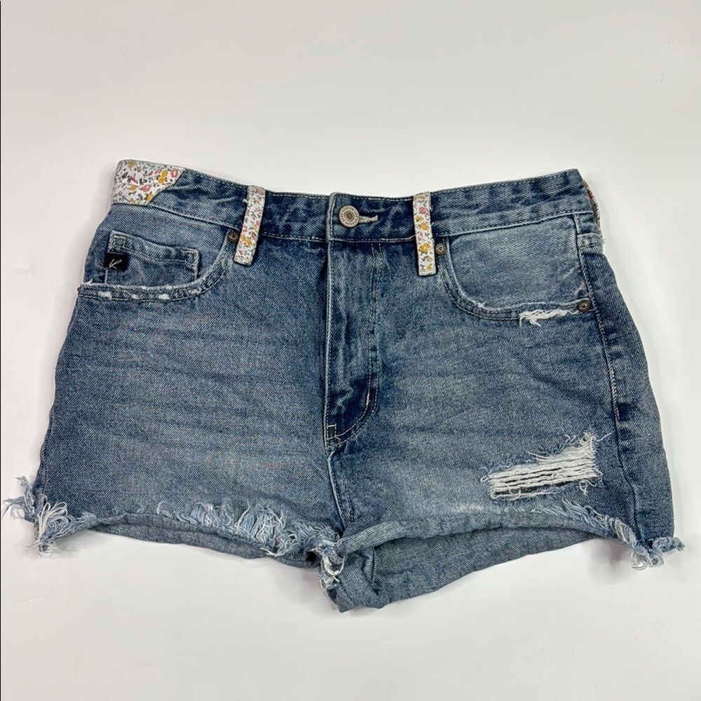 KanCan Raw Hem Denim Shorts Size 3/25